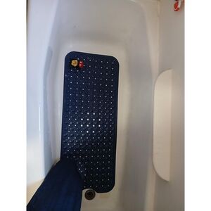 Bathtub Shower Mats Extra Long Non-Slip Bath Tub Mat 39 x 16 Inch Suction Cups